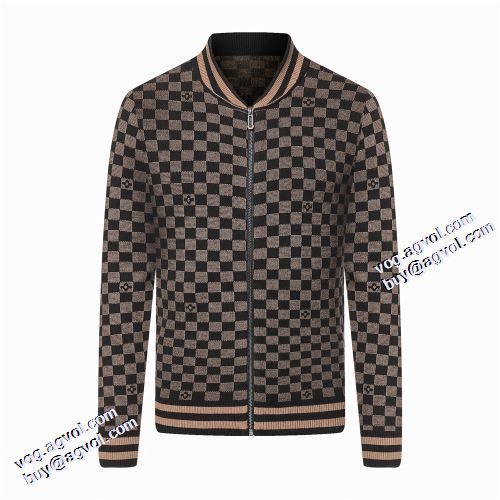 2021秋冬 ルイ ヴィトン LOUIS VUITTON ルイ ヴィトンブランドコピー 個性的なデザ セーター ハーフコートチェック柄 こだわりのコート