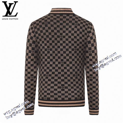 2021秋冬 ルイ ヴィトン LOUIS VUITTON ルイ ヴィトンブランドコピー 個性的なデザ セーター ハーフコートチェック柄 こだわりのコート