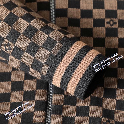 2021秋冬 ルイ ヴィトン LOUIS VUITTON ルイ ヴィトンブランドコピー 個性的なデザ セーター ハーフコートチェック柄 こだわりのコート