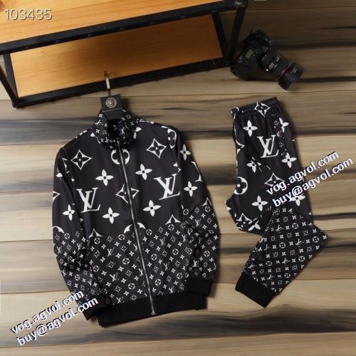 セットアップ上下 プリント柄 2021秋冬 ルイ ヴィトン LOUIS VUITTON 防寒機能ある ルイ ヴィトンスーパーコピー 激安 選べる極上