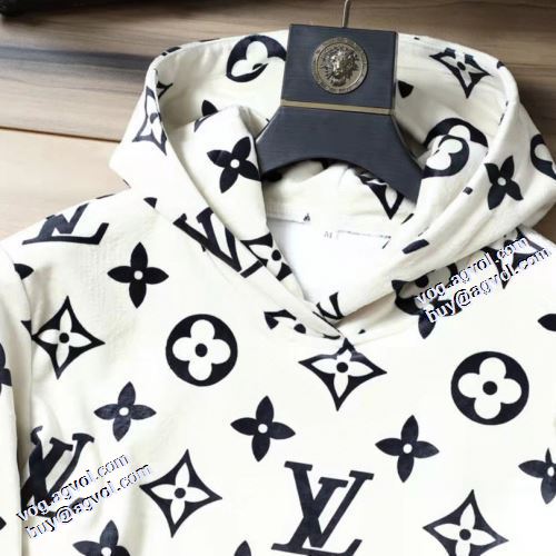 人気ブランド 2021秋冬 ルイ ヴィトン LOUIS VUITTON ルイ ヴィトンコピーブランド セットアップ上下 フードづき 優しい色合い