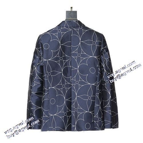 2021秋冬 ルイ ヴィトン LOUIS VUITTON テーラードジャケット 大花プリント 超目玉 高級感漂わせる ルイ ヴィトンブランド 偽物 通販