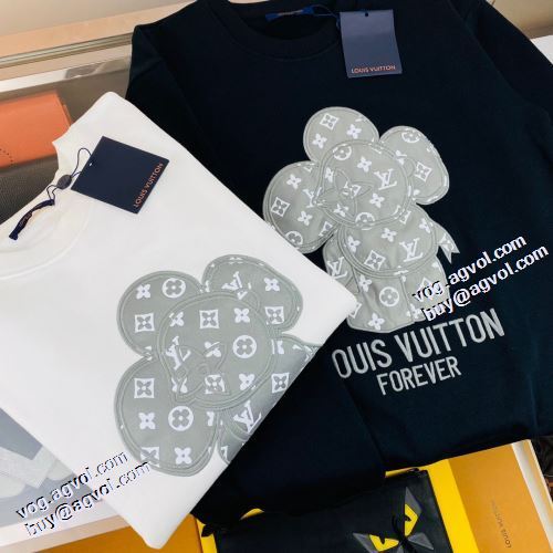 2色可選 スタイリッシュ 長く愛用できる 2021秋冬 ルイ ヴィトン LOUIS VUITTON オリジナルプリント プルオーバーパーカー ルイ ヴィトンブランドコピー