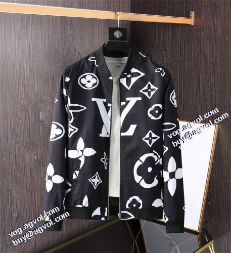 魅力ファッション ジャケット ブルゾン プリント柄 2021秋冬 ルイ ヴィトン LOUIS VUITTON ルイ ヴィトンコピー ブランド 適度な厚み
