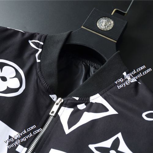 魅力ファッション ジャケット ブルゾン プリント柄 2021秋冬 ルイ ヴィトン LOUIS VUITTON ルイ ヴィトンコピー ブランド 適度な厚み