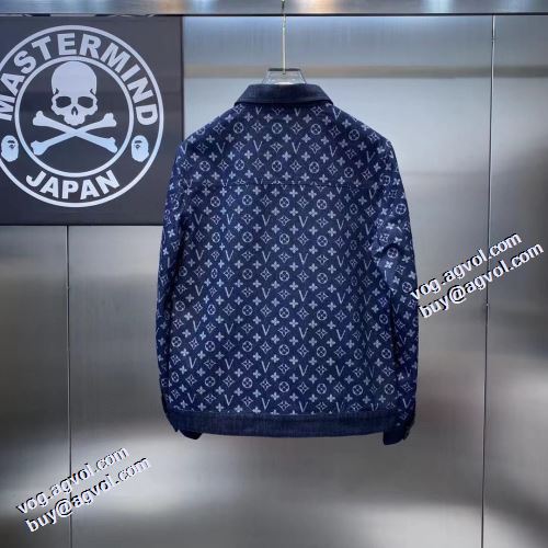 2021秋冬 ルイ ヴィトン LOUIS VUITTON ジャケット デニムジャケット ポケット付 春先まで使える 選べる極上 ルイ ヴィトンスーパーコピー 激安