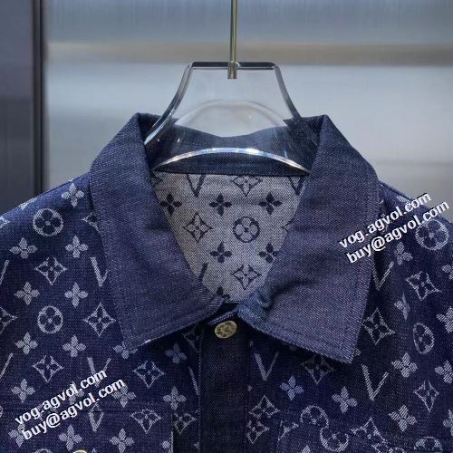 2021秋冬 ルイ ヴィトン LOUIS VUITTON ジャケット デニムジャケット ポケット付 春先まで使える 選べる極上 ルイ ヴィトンスーパーコピー 激安