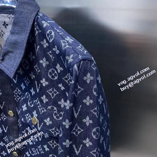 2021秋冬 ルイ ヴィトン LOUIS VUITTON ジャケット デニムジャケット ポケット付 春先まで使える 選べる極上 ルイ ヴィトンスーパーコピー 激安