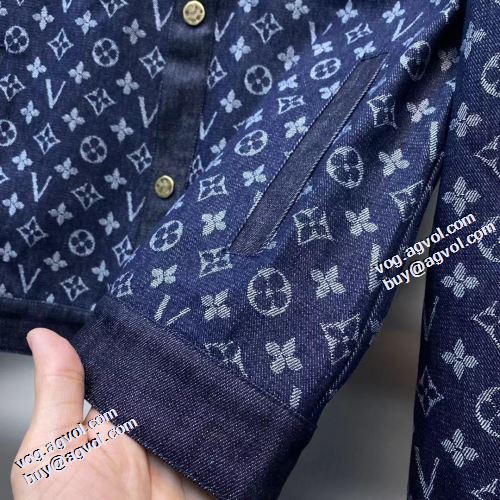 2021秋冬 ルイ ヴィトン LOUIS VUITTON ジャケット デニムジャケット ポケット付 春先まで使える 選べる極上 ルイ ヴィトンスーパーコピー 激安