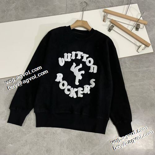 3色可選 プリントパーカ 存在感のある スタイリッシュ 2021秋冬 ジップパーカー ルイ ヴィトン LOUIS VUITTON ルイ ヴィトンブランド コピー 人気ブランド プルオーバーパーカー