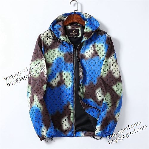 魅力ファッション 2021秋冬 ジャケット ブルゾン フード付きコート ルイ ヴィトン LOUIS VUITTON ルイ ヴィトンコピー ブランド 高級感漂わせる