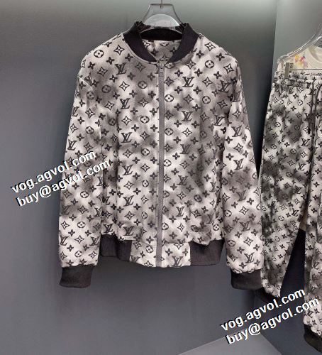3色可選 2021秋冬 ルイ ヴィトン LOUIS VUITTON 豊富なサイズ セットアップ上下 裏ボア付 ルイ ヴィトンブランド 偽物 通販 防寒機能ある