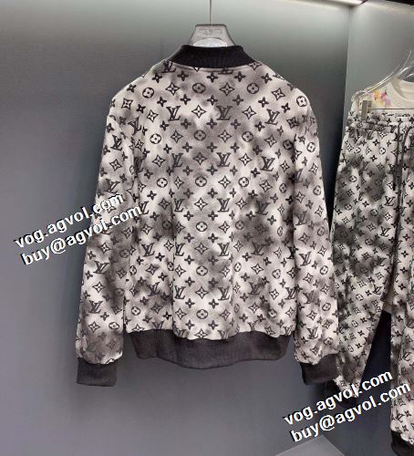 3色可選 2021秋冬 ルイ ヴィトン LOUIS VUITTON 豊富なサイズ セットアップ上下 裏ボア付 ルイ ヴィトンブランド 偽物 通販 防寒機能ある