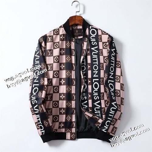 2021秋冬 ブルゾン お洒落に魅せる ジャケット 適度な厚み ルイ ヴィトン LOUIS VUITTON 大花プリント ルイ ヴィトンスーパーコピー