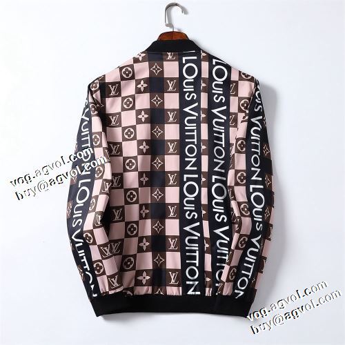 2021秋冬 ブルゾン お洒落に魅せる ジャケット 適度な厚み ルイ ヴィトン LOUIS VUITTON 大花プリント ルイ ヴィトンスーパーコピー