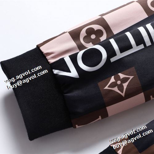 2021秋冬 ブルゾン お洒落に魅せる ジャケット 適度な厚み ルイ ヴィトン LOUIS VUITTON 大花プリント ルイ ヴィトンスーパーコピー