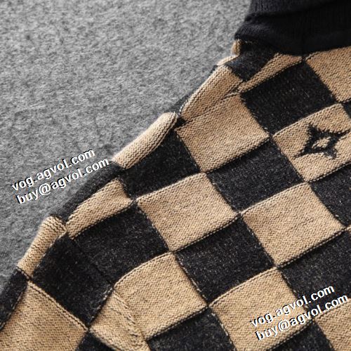 2色可選 スタイリッシュな印象 ルイ ヴィトンコピー 2021秋冬 ルイ ヴィトン LOUIS VUITTON セーター 防寒機能ある チェック柄