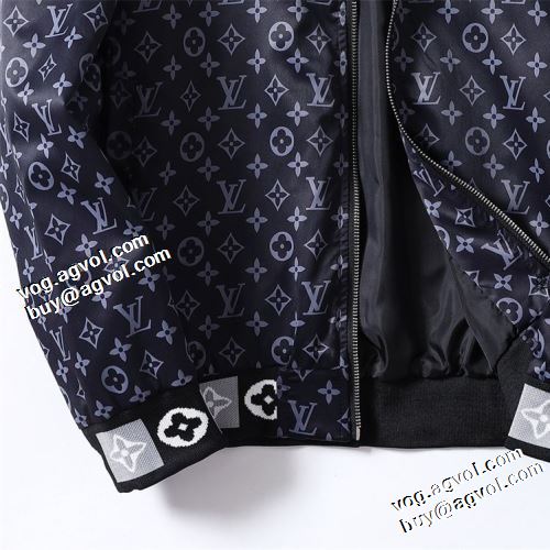 2021秋冬 ルイ ヴィトン LOUIS VUITTON ブルゾン コート 先行販売 ルイ ヴィトンコピー 大花プリント シンプルなデザイン