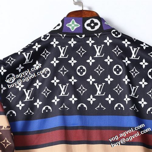 2021秋冬 ルイ ヴィトン LOUIS VUITTON ブルゾン コート 適度な厚み 大花プリント 豊富なサイズ ルイ ヴィトンブランド 偽物 通販