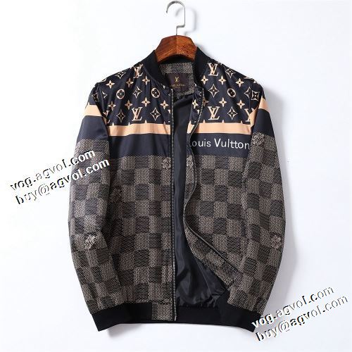 2021秋冬 ブルゾン ジャケット ルイ ヴィトンコピーブランド プリント柄 防寒機能ある ルイ ヴィトン LOUIS VUITTON 希少価値大！