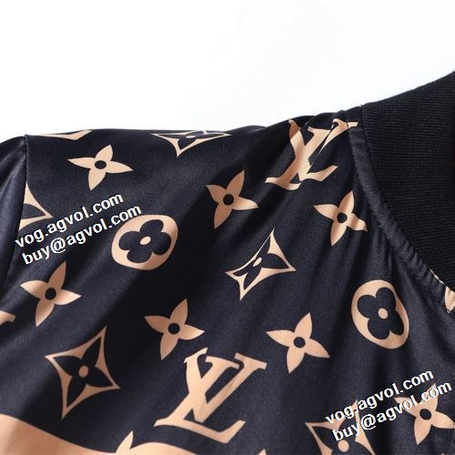 2021秋冬 ブルゾン ジャケット ルイ ヴィトンコピーブランド プリント柄 防寒機能ある ルイ ヴィトン LOUIS VUITTON 希少価値大！