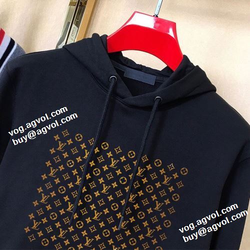 高品質 人気 ルイ ヴィトン偽物ブランド 2021秋冬 ルイ ヴィトン LOUIS VUITTON パーカー 2色可選 オリジナルプリント 大好評