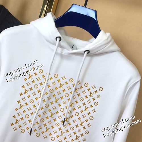 高品質 人気 ルイ ヴィトン偽物ブランド 2021秋冬 ルイ ヴィトン LOUIS VUITTON パーカー 2色可選 オリジナルプリント 大好評