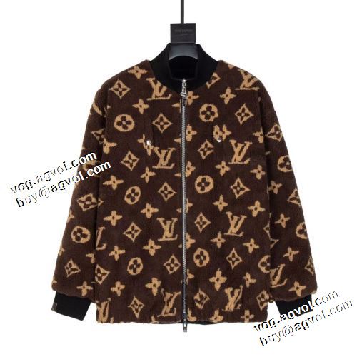 2021秋冬 ルイ ヴィトン LOUIS VUITTON ウールコート 裏ボア付 防寒機能ある 着心地抜群 ルイ ヴィトンコピー