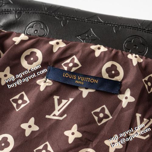 2021秋冬 ゴージャスな装い。 今買い◎得 ルイ ヴィトン LOUIS VUITTON 革ジャンパー 上質 ポケット付 ルイ ヴィトンスーパーコピー 