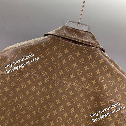 ファッション 人気 2022早春 ルイ ヴィトン LOUIS VUITTON 革ジャンパー ポケットづき 優しい色合いルイ ヴィトンブランド 偽物 通販  上質 風合いの出る
