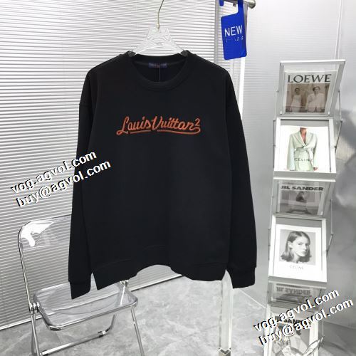 ファッション 人気 プルオーバーパーカー ルイ ヴィトンスーパーコピー  コスパ最高のプライス 2022新作 ルイ ヴィトン LOUIS VUITTON 2色可選 ロゴパーカー 程よい厚み