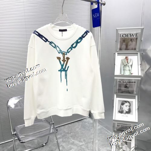 2022新作 最安値に挑戦 ルイ ヴィトン LOUIS VUITTON プルオーバーパーカー 2色可選 オリジナルプリント ルイ ヴィトンブランド コピー 秋の定番