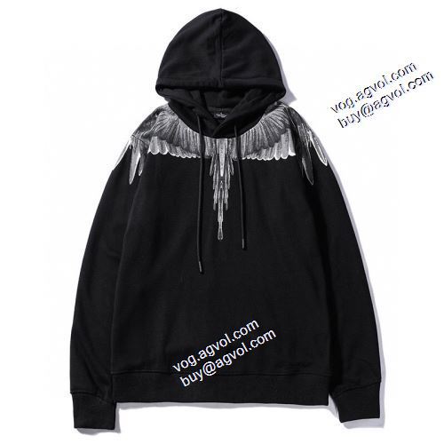 2021秋冬 マルセロバーロン スーパーコピー Marcelo Burlon パーカー 海外セレブ愛用 ロゴパーカー