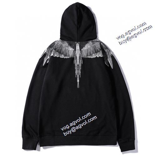 2021秋冬 マルセロバーロン スーパーコピー Marcelo Burlon パーカー 海外セレブ愛用 ロゴパーカー