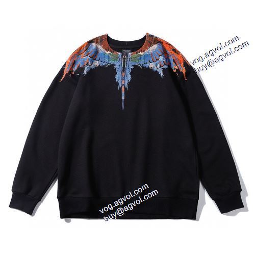 着心地抜群 2021秋冬 ロゴパーカー マルセロバーロン スーパーコピー Marcelo Burlon プルオーバーパーカー