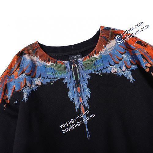 着心地抜群 2021秋冬 ロゴパーカー マルセロバーロン スーパーコピー Marcelo Burlon プルオーバーパーカー