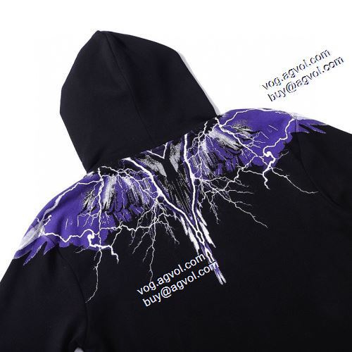2021秋冬 ジャケット マルセロバーロン ブランド 偽物 通販 Marcelo Burlon パーカー 人気 ランキング オリジナルプリント
