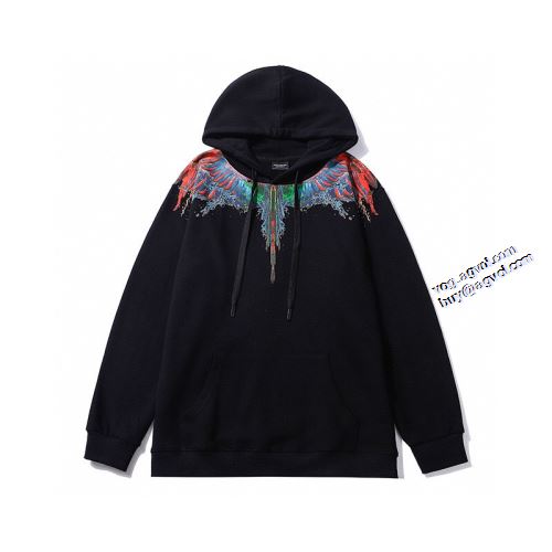 2021秋冬 マルセロバーロン Marcelo Burlon おすすめ/オススメ パーカー プリントパーカ 程よい厚み マルセロバーロンブランド コピー