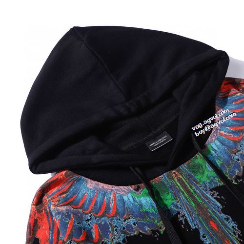 2021秋冬 マルセロバーロン Marcelo Burlon おすすめ/オススメ パーカー プリントパーカ 程よい厚み マルセロバーロンブランド コピー