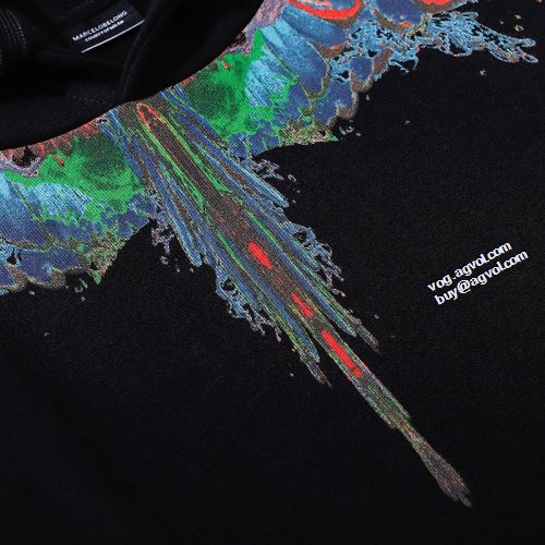 2021秋冬 マルセロバーロン Marcelo Burlon おすすめ/オススメ パーカー プリントパーカ 程よい厚み マルセロバーロンブランド コピー
