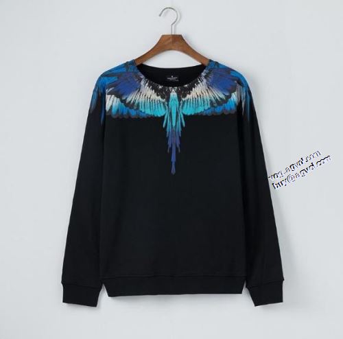 秋着用 2021秋冬 マルセロバーロン Marcelo Burlon 高品質 人気 ジップパーカー 程よい厚み プルオーバーパーカー オリジナルプリント マルセロバーロンブランド コピー