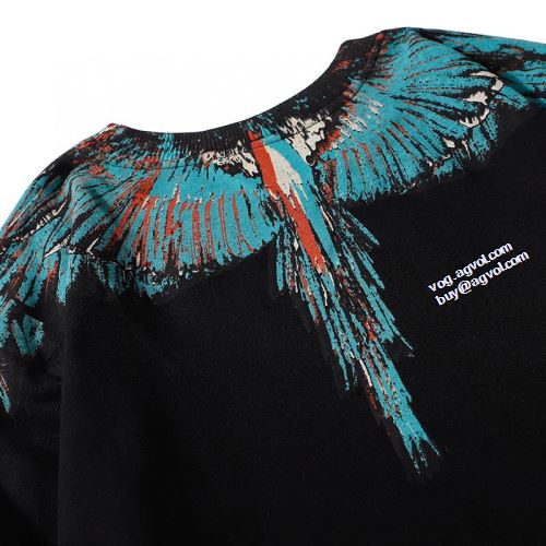 秋着用 2021秋冬 マルセロバーロン Marcelo Burlon 高品質 人気 ジップパーカー 程よい厚み プルオーバーパーカー オリジナルプリント マルセロバーロンブランド コピー