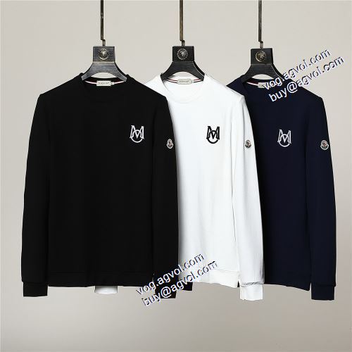 モンクレールブランド 偽物 通販 プルオーバーパーカー 3色可選 2021秋冬 人気ブランド  モンクレール MONCLER ロゴパーカー