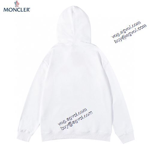 モンクレールブランド 偽物 通販 数に限りがある 2021秋冬 モンクレール MONCLER パーカー 2色可選 オシャレロゴパーカー ロゴパーカー
