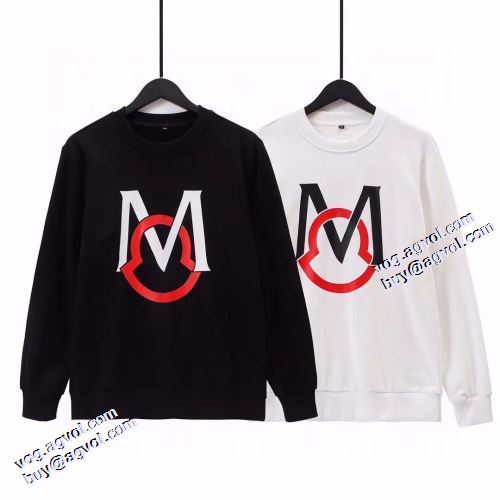 2021秋冬 モンクレール MONCLER 2色可選 モンクレールブランド 偽物 通販 オリジナルプリント プルオーバーパーカー