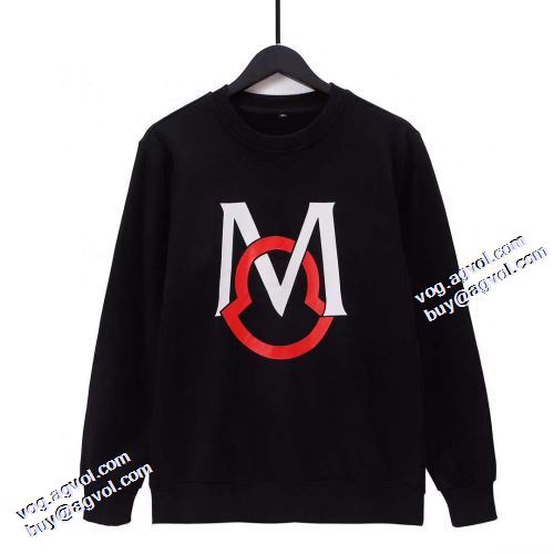 2021秋冬 モンクレール MONCLER 2色可選 モンクレールブランド 偽物 通販 オリジナルプリント プルオーバーパーカー
