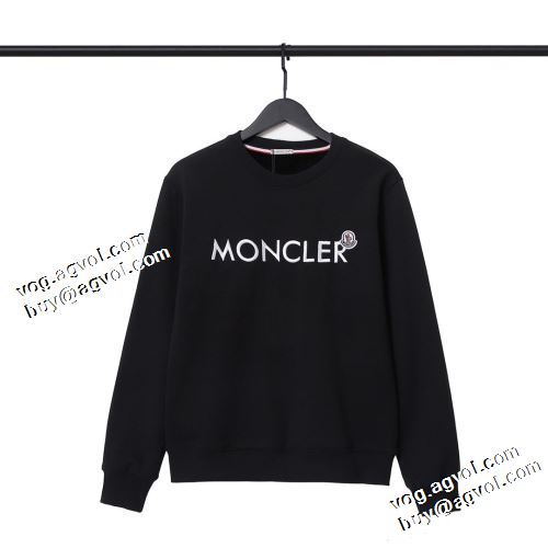 裏ボア付 ロゴパーカー 秋着用 2021秋冬 モンクレール MONCLER 大好評 2色可選 プルオーバーパーカー モンクレールブランドスーパーコピー