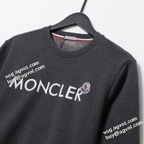 裏ボア付 ロゴパーカー 秋着用 2021秋冬 モンクレール MONCLER 大好評 2色可選 プルオーバーパーカー モンクレールブランドスーパーコピー