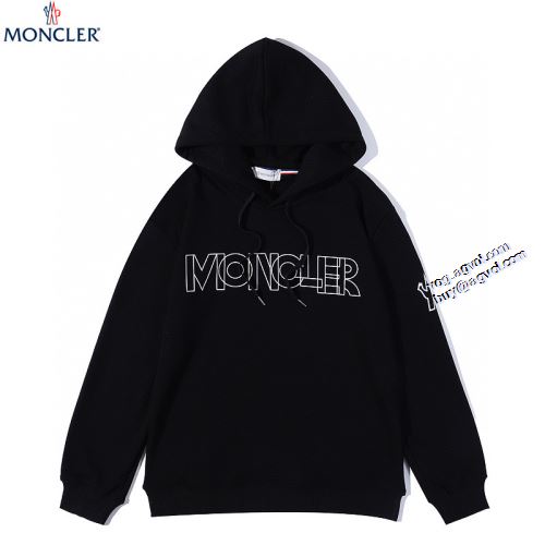 アウトドア系 モンクレール MONCLERブランドコピー 2021秋冬 パーカー 2色可選 ペアルックトップス 絶対オススメ?