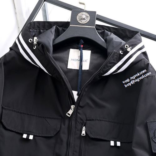 2色可選 フード付きコート モンクレール ムダな装飾を排したデザイン MONCLERブランド 偽物 通販 2021秋冬 ダスター コート
